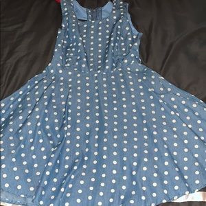 Dapper polka dot dress worn once